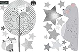 große Wandsticker aus umweltfreundlichem Material, frei von Chlor und Weichmachern und somit bestens für Baby- und Kinderzimmer geeignet.