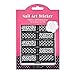DDLBiz® Stamping Tool Nail Art Template Stickers Stamp Stencil Guide Tips (LS009)