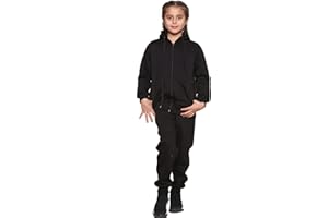 WOOD QUAIL Kids Boys Girls Tracksuits Set Hoodie Plain & Printed Tracksuit Hoodie with Joggers Sports Activewear Age 5-13 Years