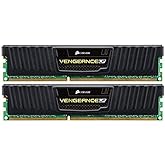 Corsair CML8GX3M2A1600C9 Vengeance Low Profile 8GB (2x4GB) DDR3 1600 Mhz CL9 XMP Performance Desktop Memory Kit Black