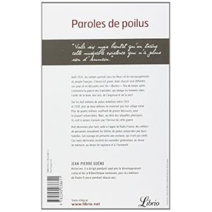Paroles de poilus: lettres et carnets du front 1914-1918