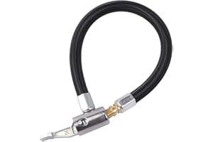 Wakauto Luftfutter mit Luftschlauch Inflator Adapter Verlängerung Aufblasrohre für Pumpe von Fahrrad Motorrad Autoreifen (20cm)