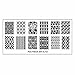 Bundle Monster 5pc Polynesian Themed Nail Art Design Rectangular XL Stamping Plates-Traditional Polynesia
