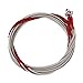 Produktbild Stahlsaiten 3mm 2,5mm 2mm 1,4mm 1mm Gitarrensaiten, für 5 String Bass Gitarre Ersatzteile 5 Teile/satz 1,2 mt rot