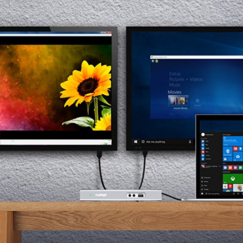 CalDigit USB-C Dock: Laden von Retina MacBook, MacBook Pro 2017, iMac Pro 2017, iMac 2017, MacBook 2017, Pixel oder XPS 13. Unterstützt Apple SuperDrive; USB Typ-C, HDMI, DisplayPort, Ethernet LAN, Audio/Mikrofon, Thunderbolt 3 kompatibel (incl. zertifiziertem 0.5 M-Kabel, EU-Netzstecker) - 5