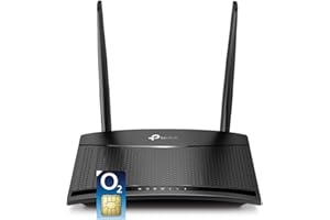THETECHNOLOGYDOCTORS TP-Link MR100 4G Cat4 LTE Single Band Router with O2 Data SIM Card Bundle