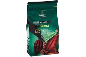 CACAO BARRY CHOCOLAT BARRY ORIGINE OCOA Chocolat de Couverture Noir 70% de la Gamme Pureté /1KG