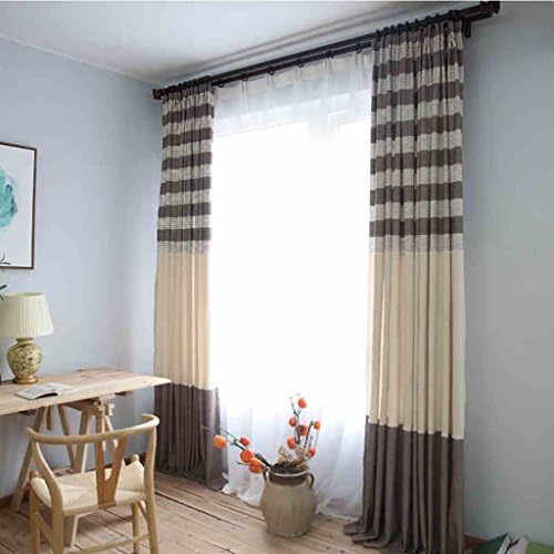 Curtains Super Soft Solid Thermal Insulated Blackout Curtains Noise Reduction Anti-UV Curtains Thickened Curtains Bedroom Living Room Balcony Hook Up Curtains (one pair) ( Size : 300cm*270cm )