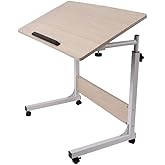 Hodbehod Tekerlekli Y&uuml;kseklik Ve Eğim Ayarlı &Ccedil;izim Masası Laptop Sehpası