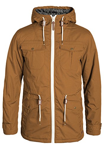 SOLID Tilas Herren Parka bergangsjacke mit Kapuze aus hochwertiger Materialqualitt, Gre:XL, Farbe:Cinnamon (5056)