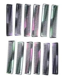 My.Shop Pocket Combs for Men Hair Grooming (Multicolour) - Set of 12