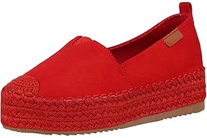 SUSENSTONE Espadrilles Femme Compensees Loafers Ete Mode Chic Pas Cher Confort Respirantes LéGèRes Tendance Plates Grand Taille Chaussures De Plage