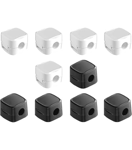 8 Pack Cable Tidy Clips Self Adhesive Cable Holders No-Residue Cord Anageent Desk Wire
