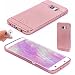 Produktbild Samsung Galaxy S7 edge Silikon Rückschale Metall Optik Schutz Hülle TPU Case flexibel ScorpioCover rose gold