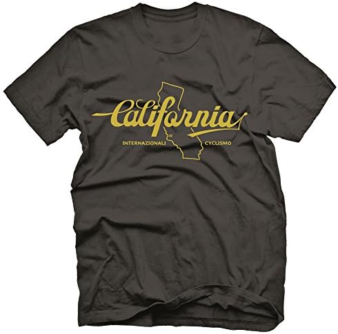 Endurance Conspiracy Mens California Cycle T Shirt Heather Black, Crew Neck - Medium