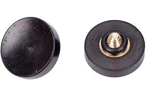 VKO handgefertigter hölzerne Weichen Auslöseknopf Kamera-Taste geeignet für Fuji X-T30 X-T3 X100F X-T20 X-E3 X30 X100T X-T4 M9 M10 Konkaver Oberfläche Schwarz 1 Stück (Zufällige Holzmaserung)