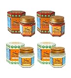 Satifaction garantía Pack 4 x 30g Bálsamo del Tigre Rojo y blanco