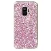Produktbild Nadoli Luxus Glitzer Glänzende Bling Flexible Weiche Silikon Abdeckung Handyhülle Kratzfest Ultra Dünn Schutzhülle Tasche Etui für Samsung Galaxy A6 Plus 2018,Rosa