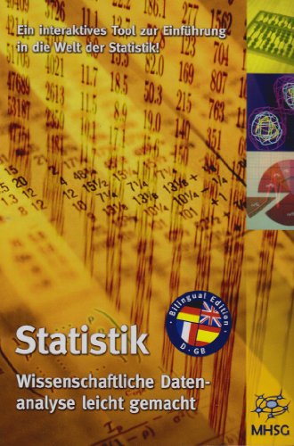 Preisvergleich Produktbild Statistik, CD-ROM Wissenschaftliche Datenanalyse leicht gemacht. Deutsch-Englisch-Spanisch-Französisch. Für Windows 98 / Me / 2000 / NT / XP