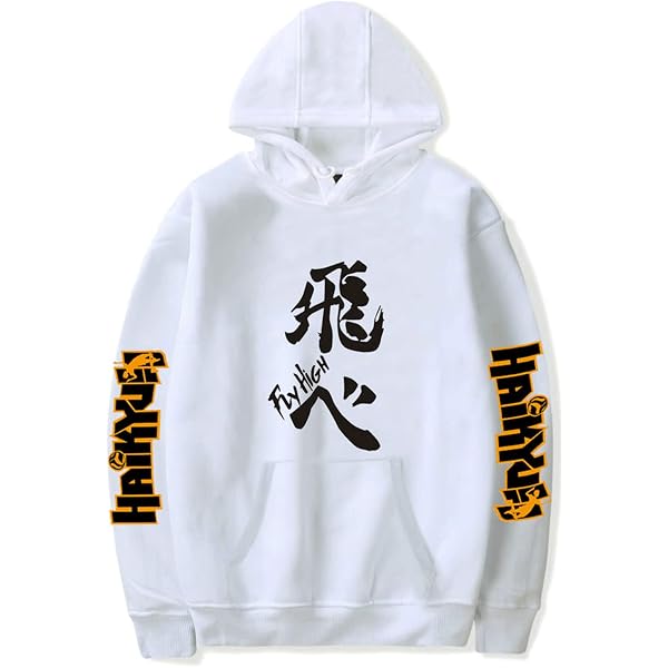 Felpa Anime Haikyuu!! Con Cappuccio E Orecchie: Stampa Hinata Shoyo, Poliestere Morbido, Streetwear Per Ragazze E Donne