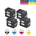 Produktbild DOREE GC31 GC31K GC31C GC31M GC31Y (20-Stück Schwarz/Cyan/Magenta/Gelb)Tintenpatrone Kompatibel für RICOH GX-e7700/e5500/e3300/e2600
