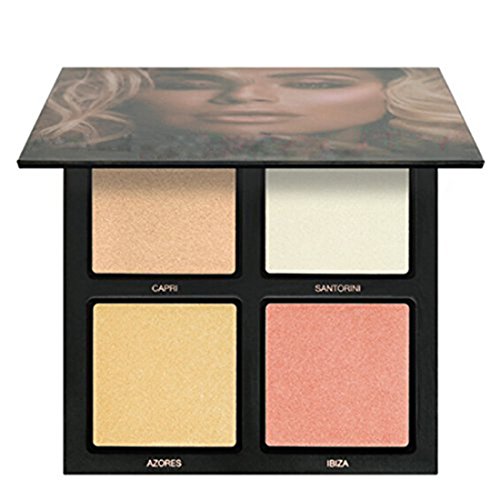 VWH 4 Farben Lidschatten Palette Makeup Eyeshadow Kosmetik Profi Markieren Augenpalette