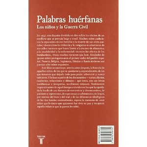 Palabras huérfanas. Los niños y La Guerra Civil