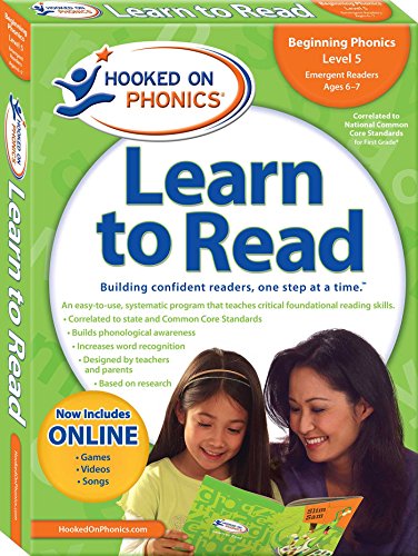 Hooked on Phonics Learn to Read First Grade: Building Confident Readers, One Step at a Time (Hooked on Phonics: Level 1)