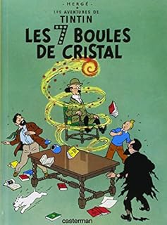 jaquette livre Les Aventures de Tintin, Tome 13 : Les 7 boules de cristal : Mini-album