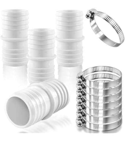 BCENG Pool Schlauchadapter 32mm Auf 38mm Mit Schlauchschellen