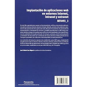 Implantación de aplicaciones web en entornos internet, intranet y extranet