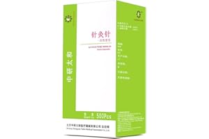 ZHONGYAN TAIHE 500 Stück Akupunkturnadel Mit Schlauch, Scharfe Nadel, Alle Größen, Akupunktur, Einweg, Steril, Schönheit, 1 Box, Massage-Sterilisationsnadel (0.16 * 40mm)