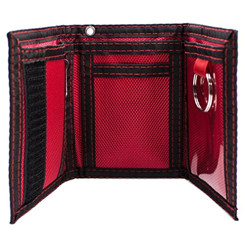 Cartera-de-Marvel-Deadpool-La-lucha-contra-Carcter-con-el-logotipo-rojo