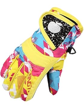 Eastlion Kinder Skifahren Handschuhe Verdickung Winter Baumwolle Kalt Sport Wasserdichte Winddichte Schnee Fäustlinge...