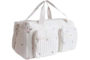 GENERIC Bolsa de pañales para mamá, ligera, acolchada, grande, multifuncional, para viajes, para maternidad y cambio de bebé, para hospital y fin de semana