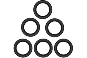 RITOEASYSPORTS Fishing O Rings, 100PCS Fishing Bite Alarm O Rings Rubber Ring Washer for Fishing Bite Alarm Fishing Rod Connector Accessory