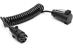 C-FUNN 200 / 300Cm 7Pin Cavo di Prolunga Scheda Luce Rimorchio Piombo Maschio A Luci Femminili per Camion Rimorchio - 2M