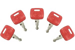 5 stycken reserv-tändningsnycklar RE183935 utrustningsnyckel för John Deere jordbrukstraktorer skördetrösklastare OEM RE183935 RE43492 RE71557