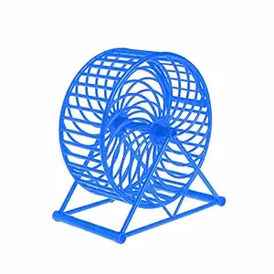 13cm Jumbo Running Cum Jogging Cum Exercise Wheel for Hamster / Dwarf / Gerbil / Mice / Mouse (Blue)