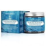 Wotek Mascarilla Facial de Barro de Mar Muerto, Mascarilla Hidratante Facial, Li