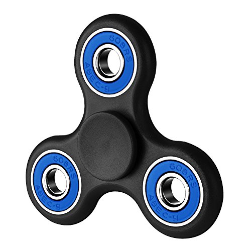 Tri Fidget Spinner Toys,KOSUNG Fidget Hand Spinner with Premium Ceramic Bearing Fitting for Adults & Kids (Black&Blue) Tri Fidget Spinner Toys,KOSUNG Fidget Hand Spinner with Premium Ceramic Bearing Fitting for Adults & Kids (Black&Blue)