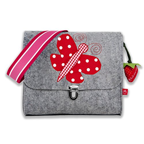 Preisvergleich Produktbild Filztasche Schmetterling (unpersonalisiert)