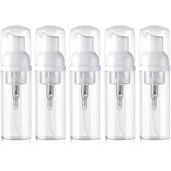 3 Flaconi Pompa Senza Aria PATIKIL 200 Ml – Trasparenti, Ricaricabili, In PP, Per Lozioni, Shampoo E Viaggi - 3
