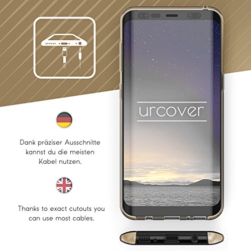 Urcover Funda Galaxy S8 Carcasa Mejorada Samsung Galaxy S8 Cover 360 Grados Carga inal mbrica Qi Case Transparente - Champa a Oro reviews Urcover Funda Galaxy S8 Carcasa Mejorada Samsung Galaxy S8 Cover 360 Grados Carga inal mbrica Qi Case Transparente - Champa a Oro