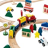 Ultrakidz Holzeisenbahn Set Lukas – 100-teilig - 3