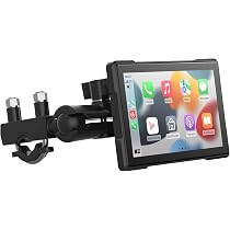 Carpuride W502 Écran Moto 5" CarPlay Android Auto Étanche IP67 - GPS Bluetooth