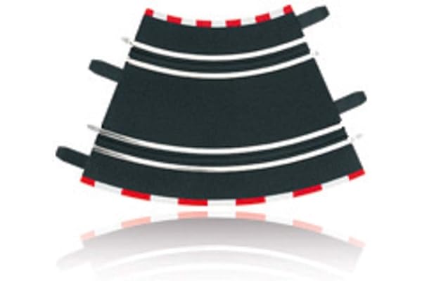 Carrera GO!!! 20061611 Kurva 1/45°, 4 stycken, 29,4 x 3,0 x 20,4 cm (L x H x D)