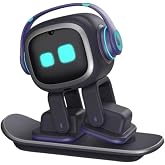 AI Companion Robot with Face Recognition, Voice Interaction, Haptic Detection, 5W Wireless Charging for Desktop and Smart Hom