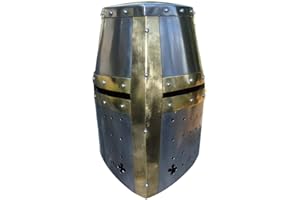 Nautical Replica Hub Elmo Grande Cavalieri Templari Halloween Crociato Casco