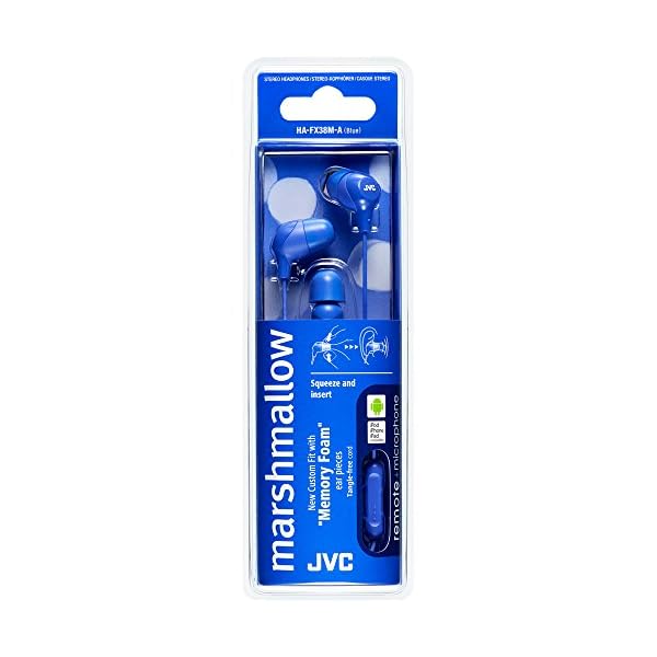 JVC HA-FX38M-W-E, Auriculares intrauditivos con control remoto y micrófono, Blanco - Image 4